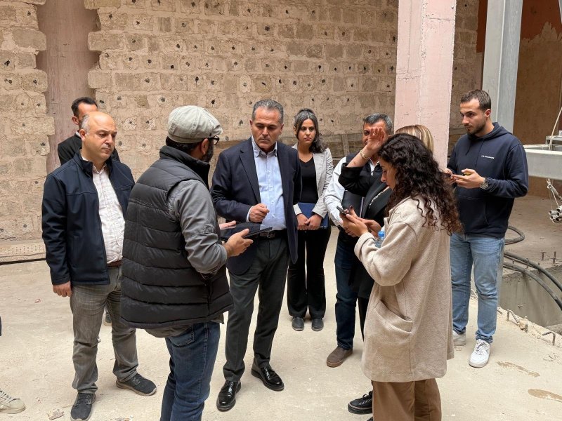 AKDAŞ TARİHİ YAPILARI YERİNDE İNCELEDİ