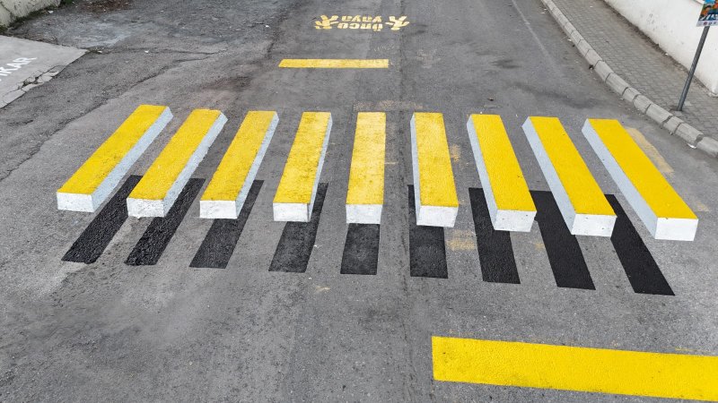 3 BOYUTLU YAYA GEÇİDİ FARKINDALIK YARATTI