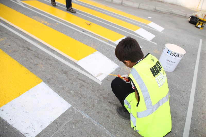 3 BOYUTLU YAYA GEÇİDİ FARKINDALIK YARATTI