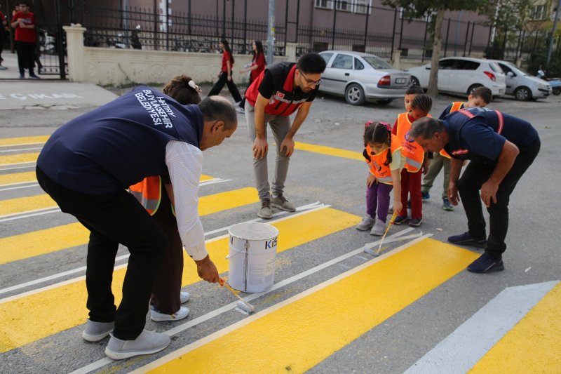 3 BOYUTLU YAYA GEÇİDİ FARKINDALIK YARATTI
