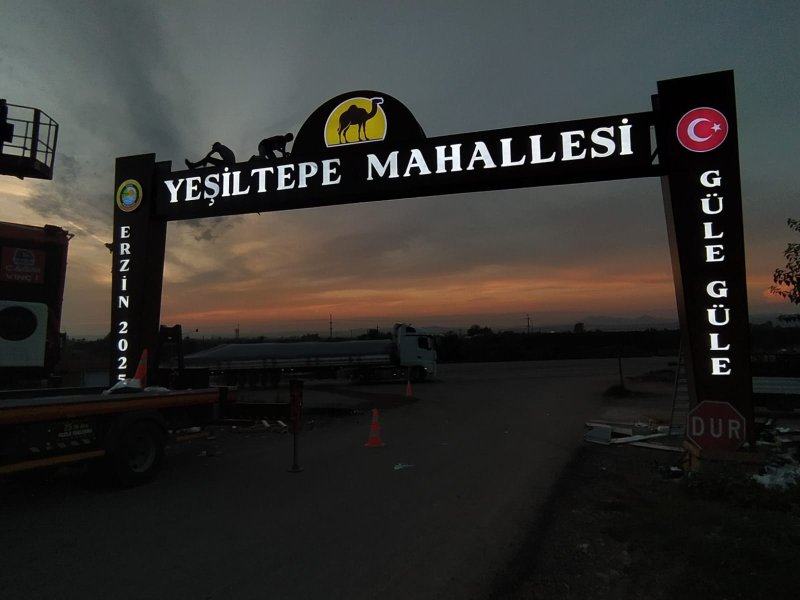 ERZİN YEŞİLTEPE’YE YENİ GİRİŞ TAG’I