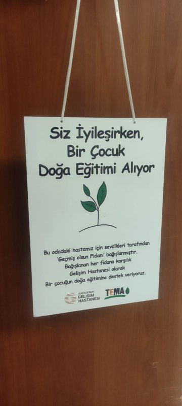 GELİŞİM HASTA ÖĞRETMENLERİ UNUTMADI