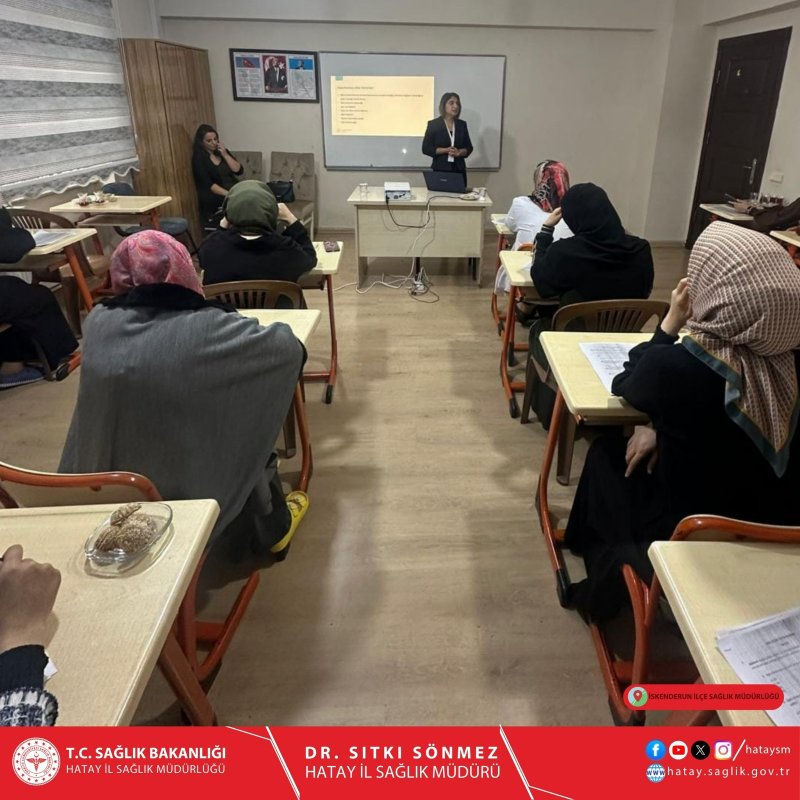 İSKENDERUN’DA SAĞLIK ELÇİLERİ EĞİTİMLERİ DÜZENLENDİ
