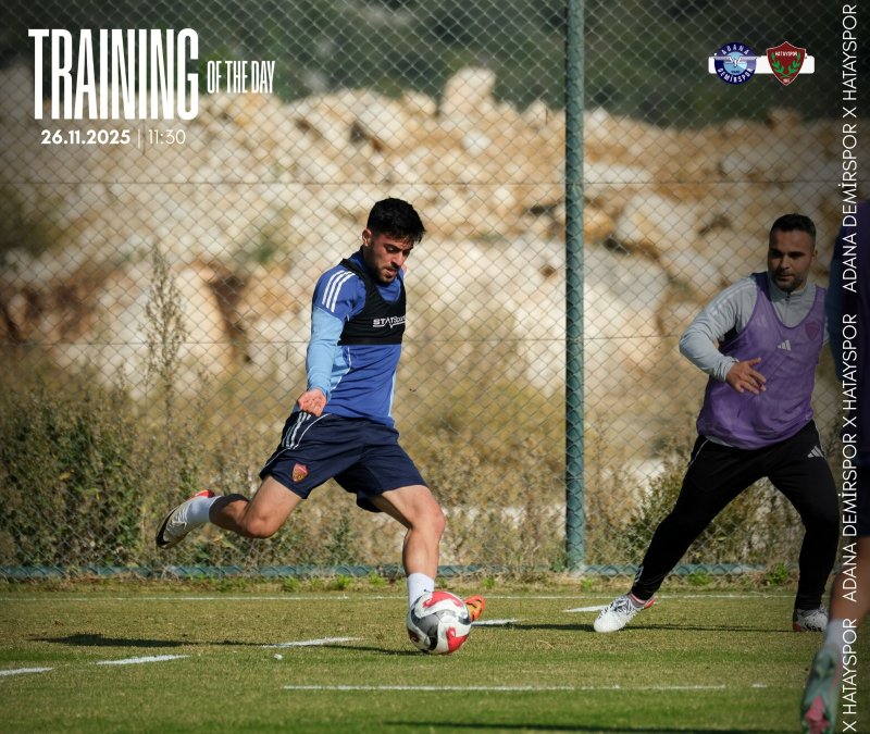 Hatayspor Adana Demirspor maçı hazırlıklarını sürdürdü 