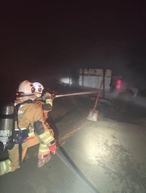 Hatay OSB’de küspe fabrikası yandı