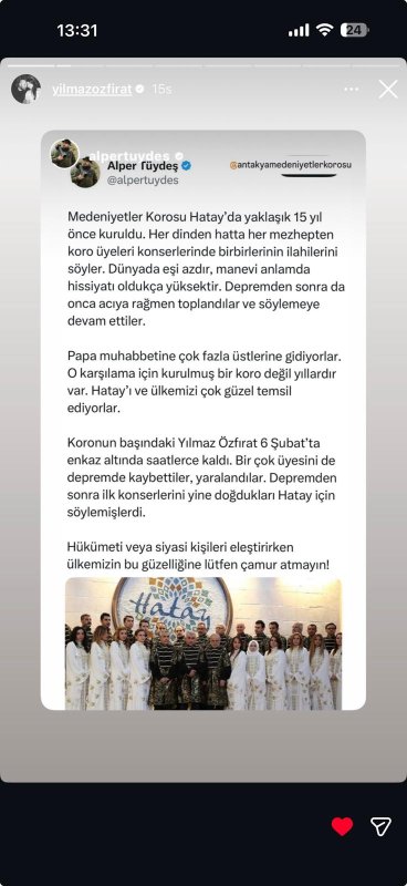 ELEŞTİRİLERE KORO RUHUYLA CEVAP GELDİ