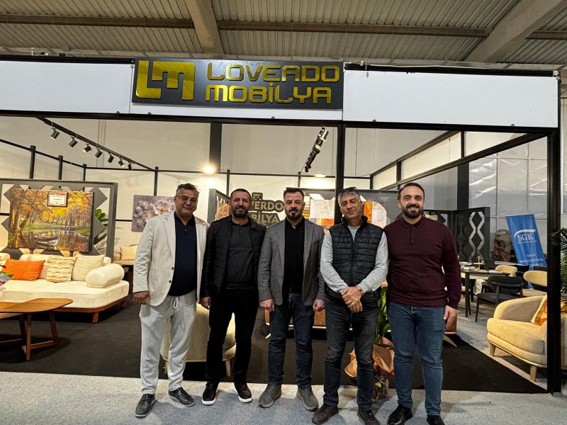 LOVERDO MOBİLYA, 4. HATAY MOBİLYA FUARI’NIN YILDIZI OLDU  