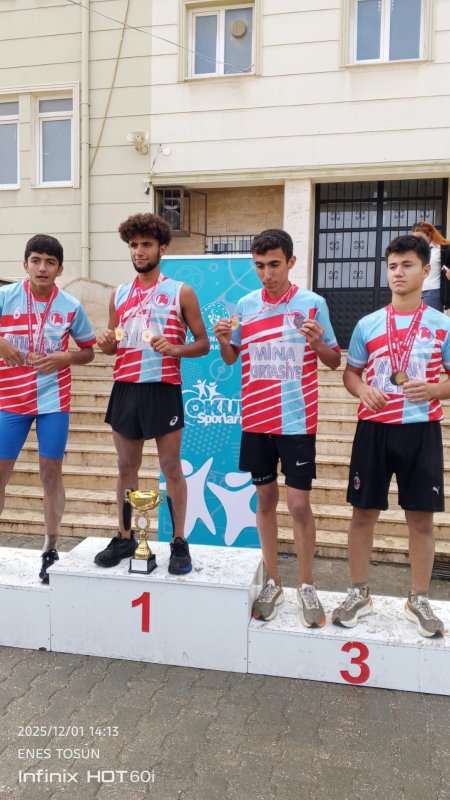 ANTAKYA TOBB ANADOLU İHL ATLETİZMDE ZİRVEDE