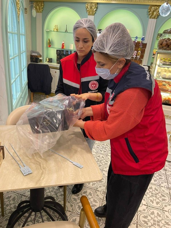 Hatay’da pastanelere gıda ve hijyen denetimi gerçekleştirildi