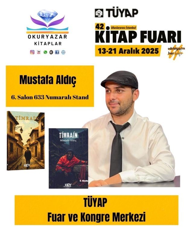 ALDIÇ, TÜYAP KİTAP FUARI’NDA OKURLARIYLA BULUŞUYOR