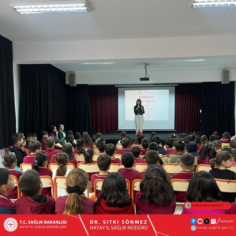 BELEN’DE ÖĞRENCİLERE SAĞLIKLI YAŞAM EĞİTİMİ 