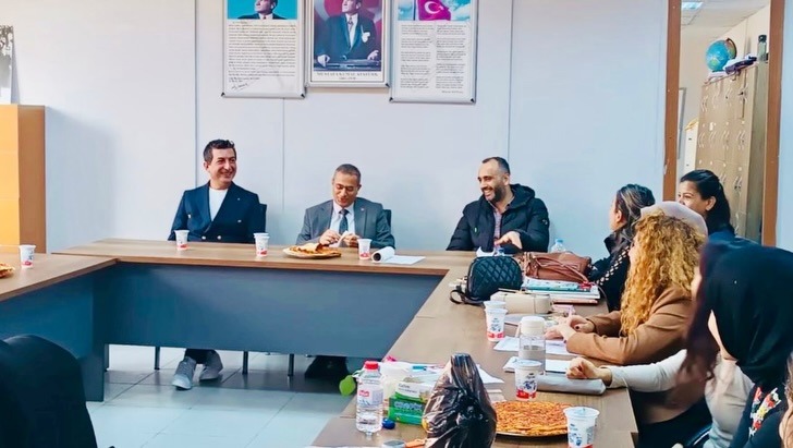 TECİMEN’DEN NARLICA’DA EĞİTİM ZİYARETİ