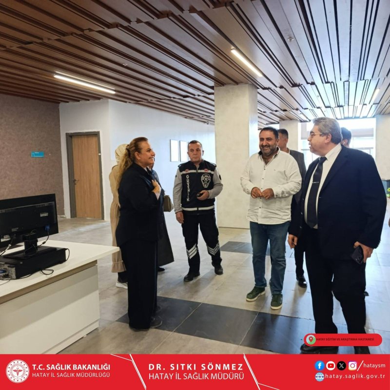 İL SAĞLIK MÜDÜRÜ SÖNMEZ’DEN HASTANE ZİYARETİ