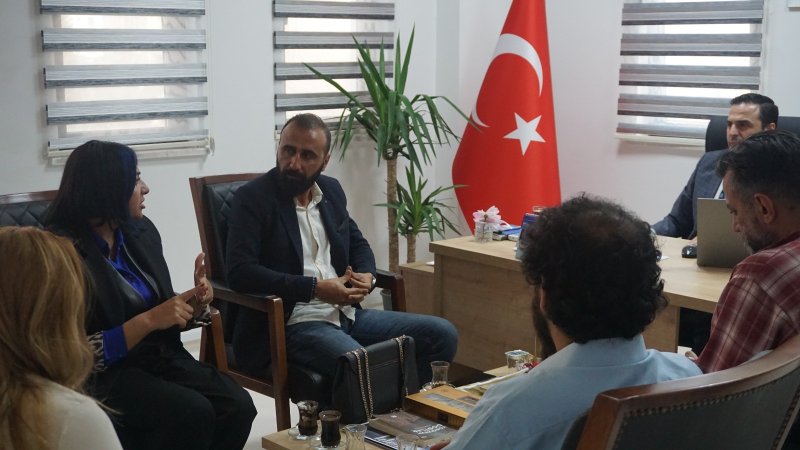 MÜDÜR COŞGUN TAGDER YÖNETİMİNİ AĞIRLADI