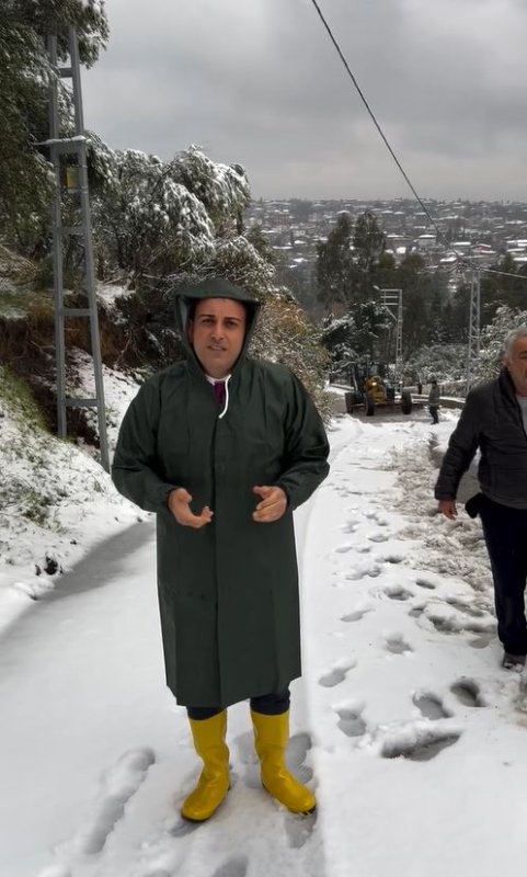 DEFNE’DE KARLA MÜCADELE SÜRÜYOR 