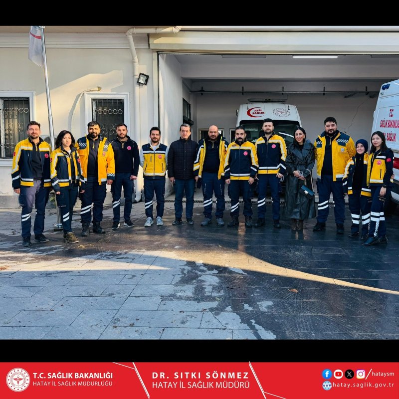 HATAY’DA ACİL SAĞLIK İSTASYONLARI YENİDEN PLANLANDI