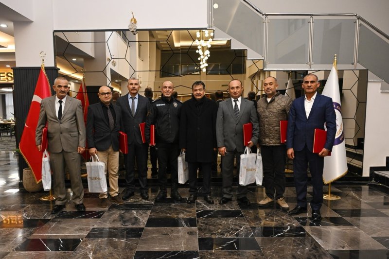 HATAY EMNİYETİNDEN EMEKLİ PERSONELE VEFA