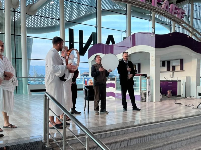 HİCAZ YOLCULARI DUALARLA UĞURLANDI