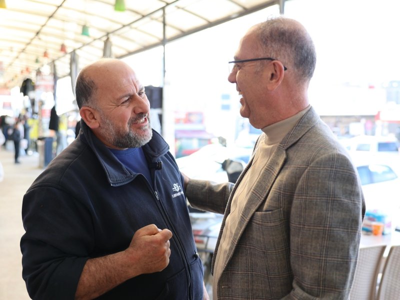 BAŞKAN YAPAR ESNAFIN TALEPLERİNİ DİNLEDİ