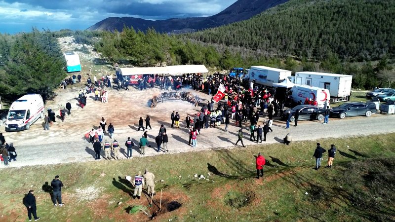 BELEN SARIKAMIŞ ŞEHİTLERİ İÇİN YÜRÜDÜ