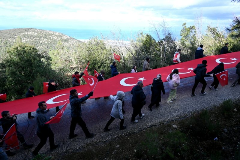 BELEN SARIKAMIŞ ŞEHİTLERİ İÇİN YÜRÜDÜ