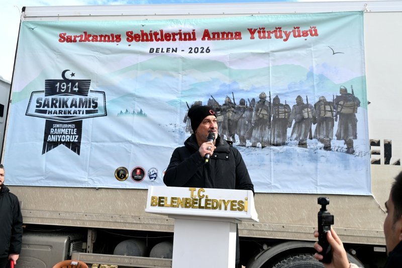 BELEN SARIKAMIŞ ŞEHİTLERİ İÇİN YÜRÜDÜ