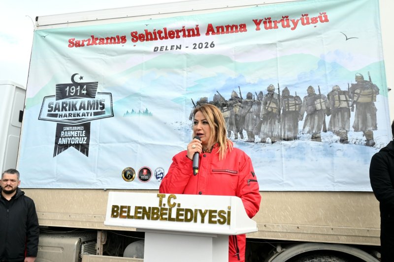 BELEN SARIKAMIŞ ŞEHİTLERİ İÇİN YÜRÜDÜ