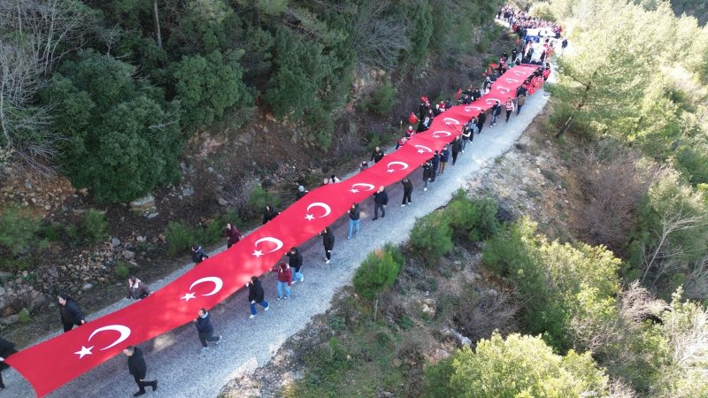 BELEN SARIKAMIŞ ŞEHİTLERİ İÇİN YÜRÜDÜ