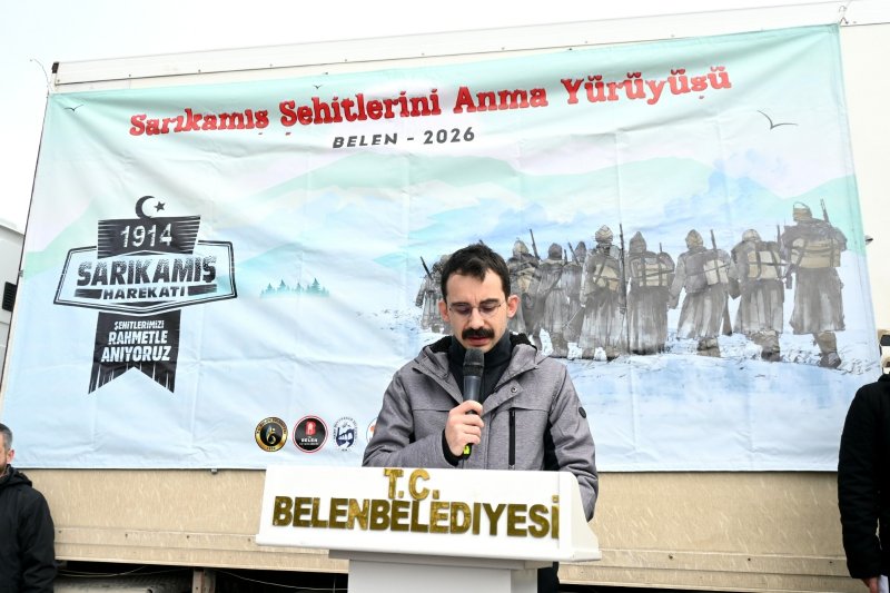 BELEN SARIKAMIŞ ŞEHİTLERİ İÇİN YÜRÜDÜ