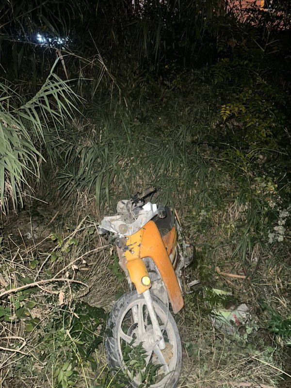 Hatay'da Motosiklet Dereye Uçtu