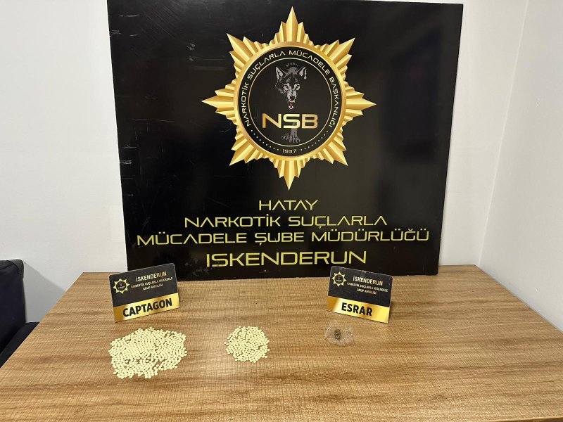  İskenderun’da uyuşturucu madde ele geçirildi