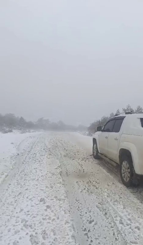  Hatay’da yüksek kesimler beyaza büründü