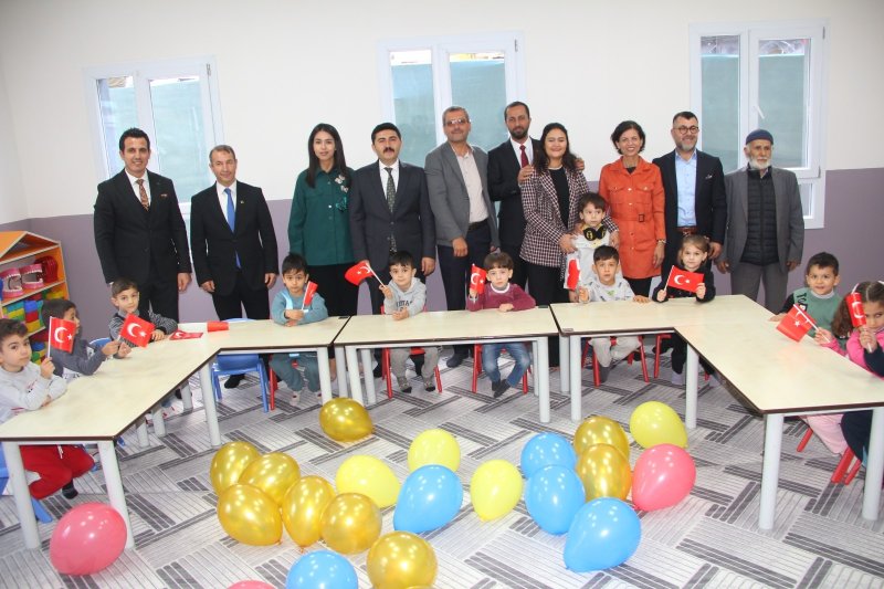 Yayladağı’nda Krefeld Anaokulu törenle açıldı 