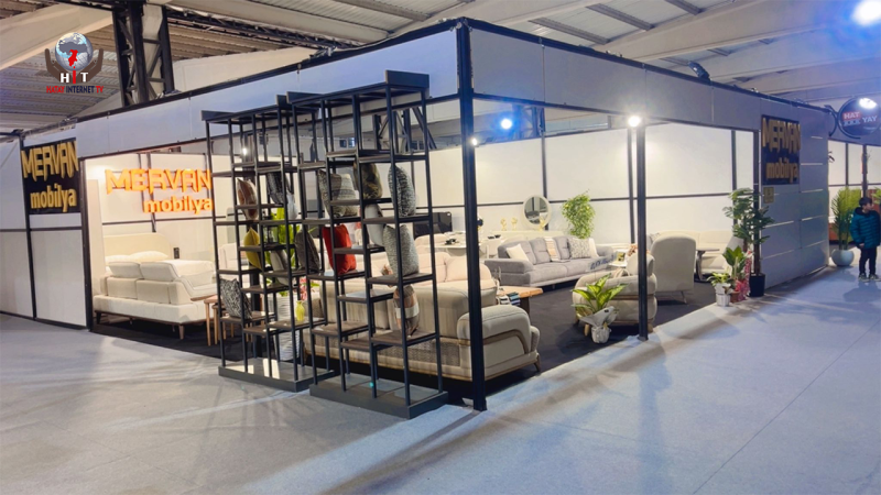 MERVAN MOBİLYA STANDINA YOĞUN İLGİ