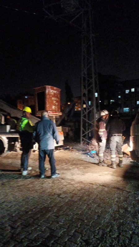 Hatay'da Elektrik Patlaması Panik Yarattı