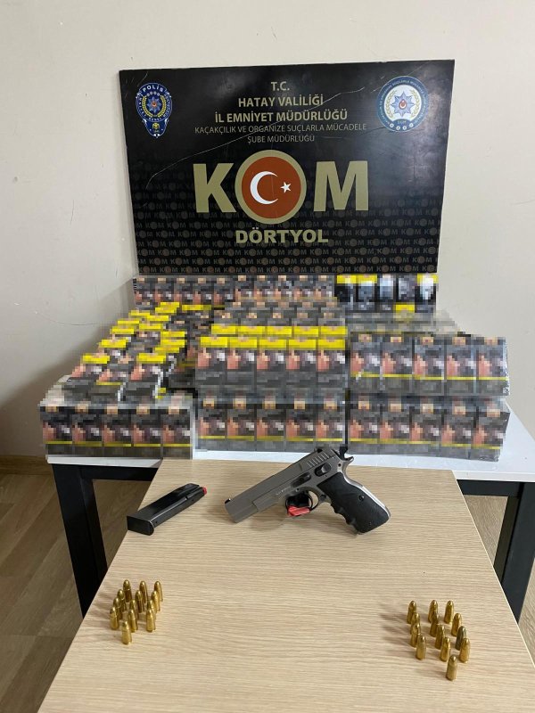 Dörtyol ve Payas'ta kaçak sigara operasyonu