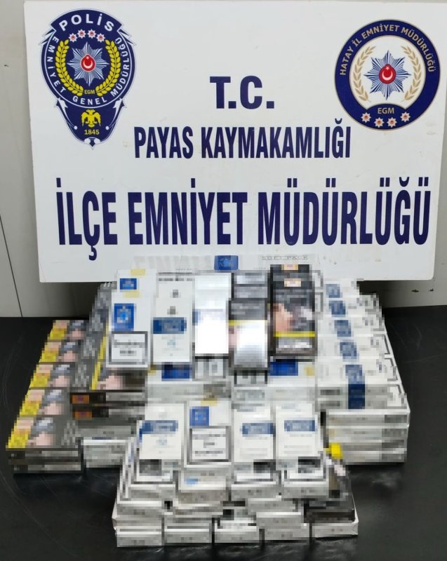 Dörtyol ve Payas'ta kaçak sigara operasyonu