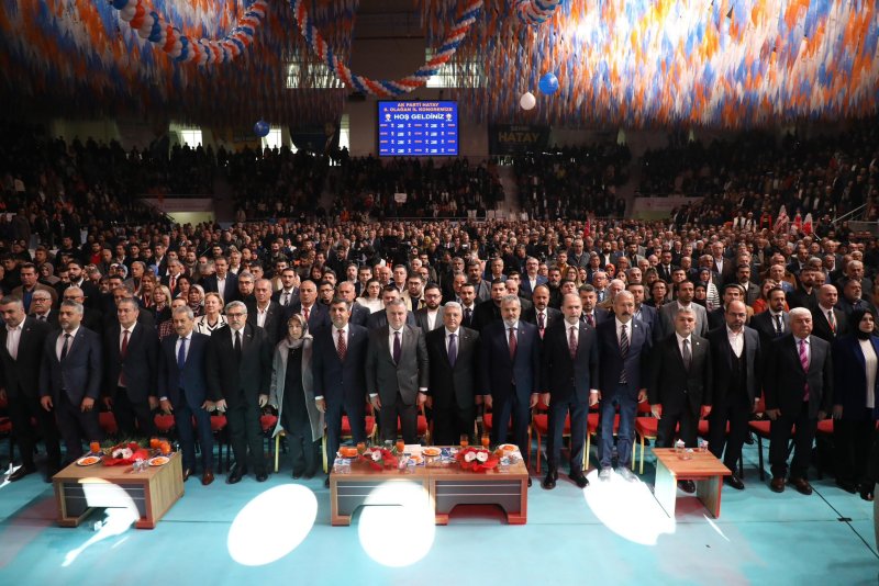AK Parti Hatay 8. Olağan İl Kongresi gerçekleştirildi