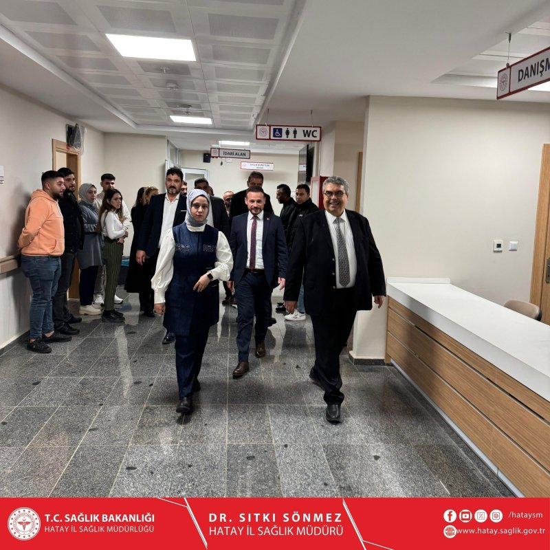 DR. SÖNMEZ, REYHANLI'DA SAĞLIK YATIRIMLARINI İNCELEDİ