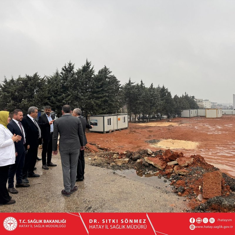 DR. SÖNMEZ, REYHANLI'DA SAĞLIK YATIRIMLARINI İNCELEDİ
