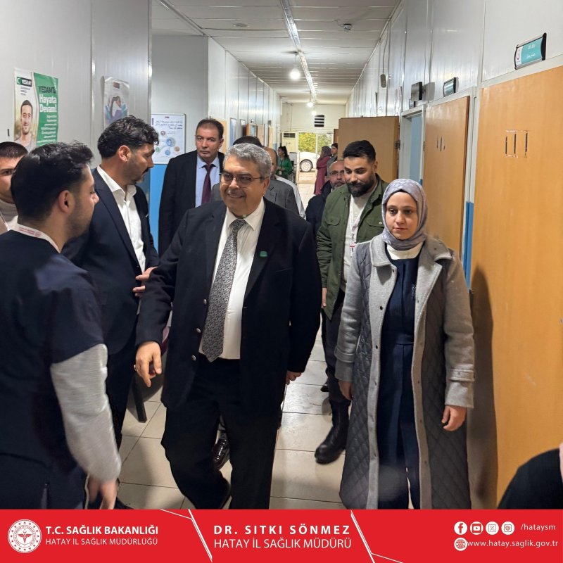 DR. SÖNMEZ, REYHANLI'DA SAĞLIK YATIRIMLARINI İNCELEDİ