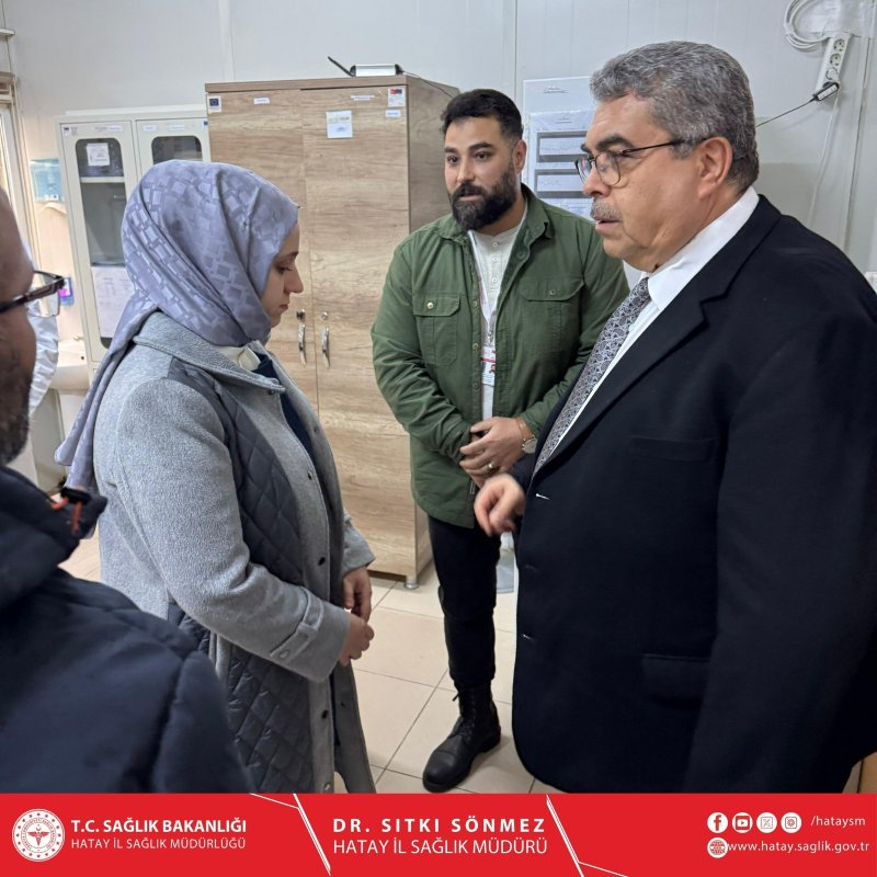 DR. SÖNMEZ, REYHANLI'DA SAĞLIK YATIRIMLARINI İNCELEDİ