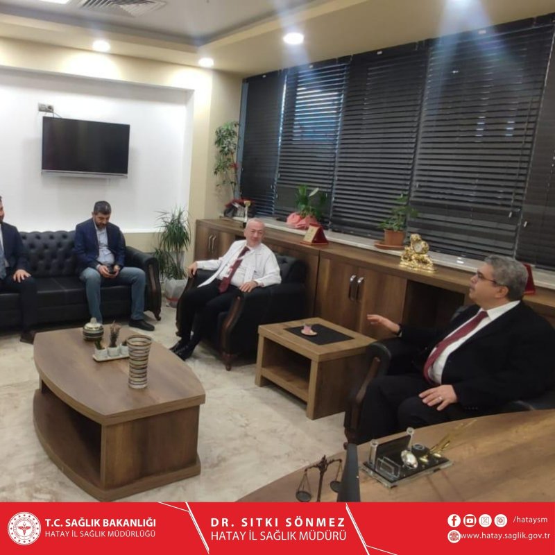 Hatay İl Sağlık Müdürü Dr. Sıtkı Sönmez, Samandağ Devlet Hastanesi'ni ziyaret ederek hastanenin genel durumu, hizmet kalitesi ve mevcut sağlık ihtiyaçları hakkında kapsamlı incelemelerde bulundu.