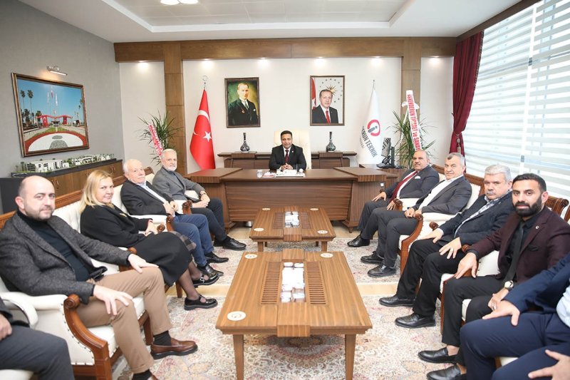 İTSO VE REYHANLI TSO’DAN REKTÖR DURUEL’E ZİYARET