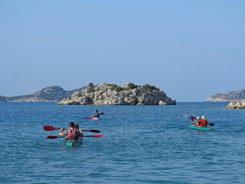 Kaş'ta bir deniz kanosu deneyimi: Kekova Klasik Rotası