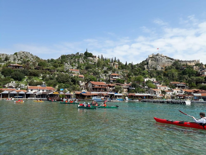 Kaş'ta bir deniz kanosu deneyimi: Kekova Klasik Rotası