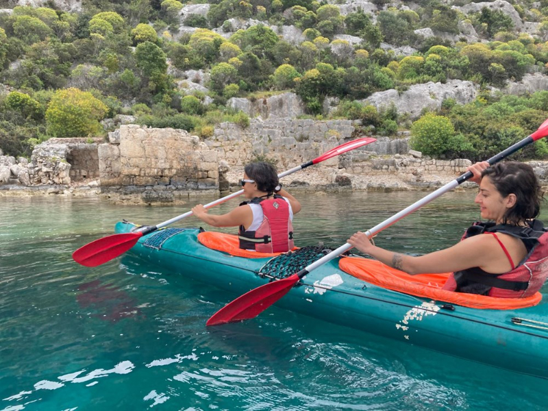 Kaş'ta bir deniz kanosu deneyimi: Kekova Klasik Rotası