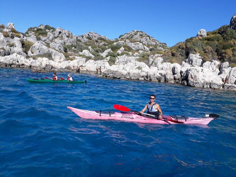 Kaş'ta bir deniz kanosu deneyimi: Kekova Klasik Rotası