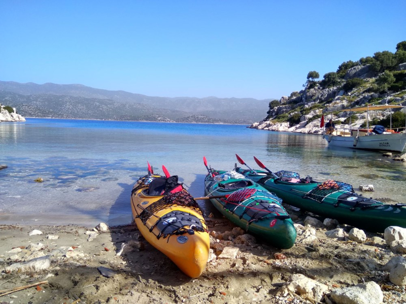 Kaş'ta bir deniz kanosu deneyimi: Kekova Klasik Rotası