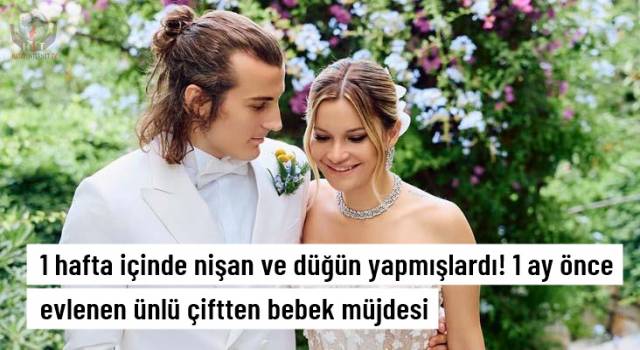 1 ay önce evlenen futbolcu baba oluyor